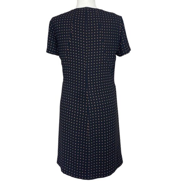 Alexander McQueen Women's NWT Navy Blue Cross Designer Luxury Dress‎ IT 44/C37 - Picture 5 of 13